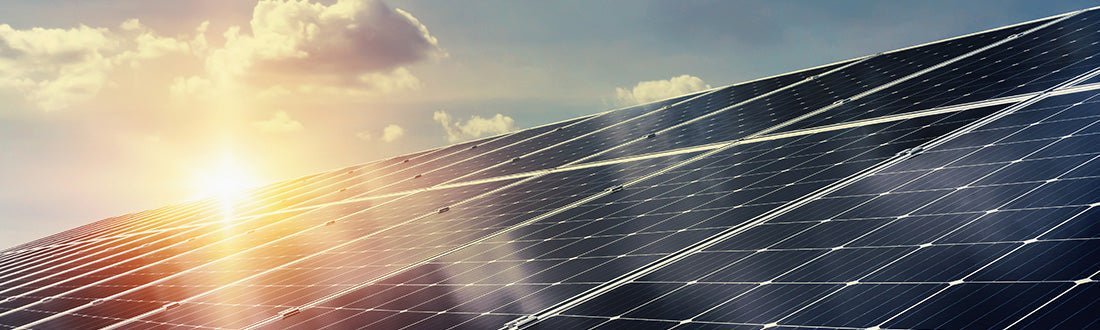 Eine große Solaranlage für grünen Strom