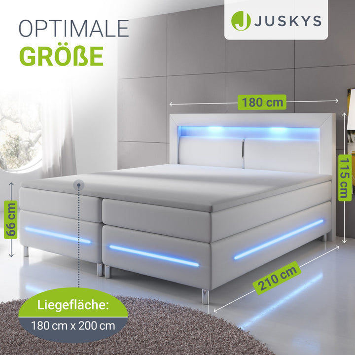 Boxspringbett Norfolk - Kunstleder