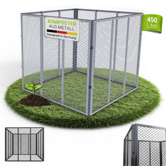 Metall Komposter für Gartenabfälle