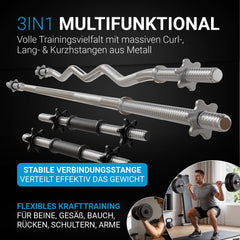 3in1 Hantelset 60kg