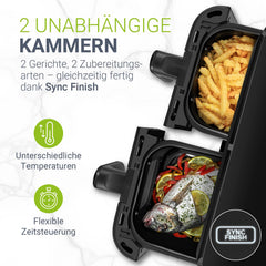 Heißluftfritteuse 9 L