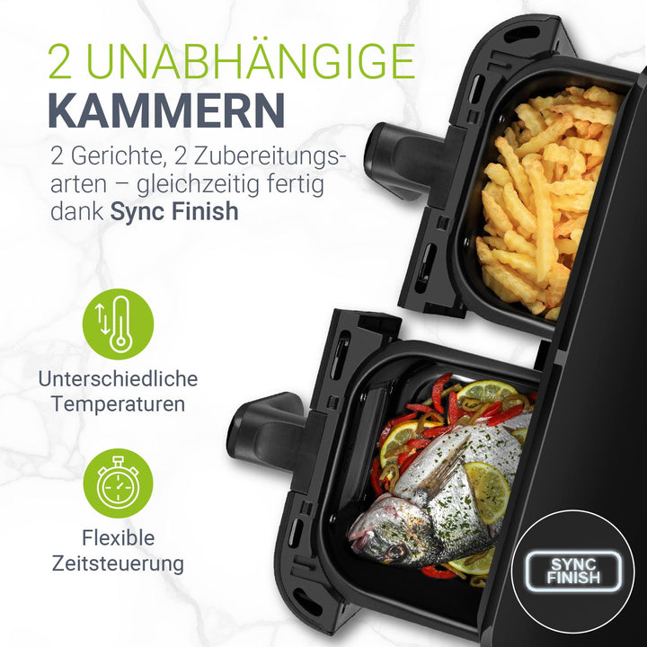 Heißluftfritteuse 9 L