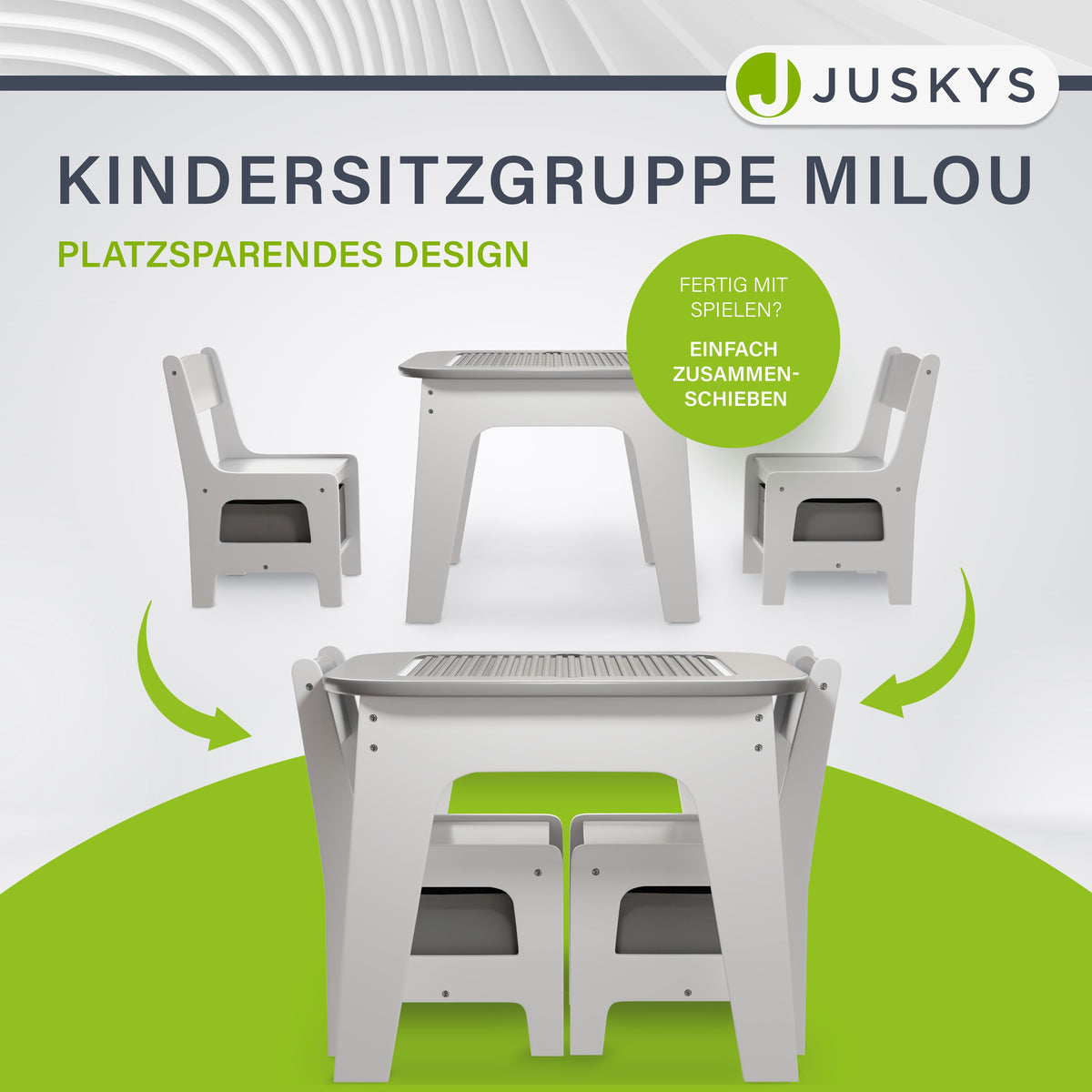 Spieltisch mit zwei Stühlen Milou