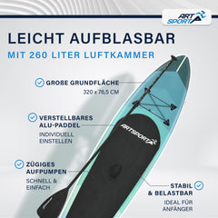 Stand Up Paddling Board - Komplett Set