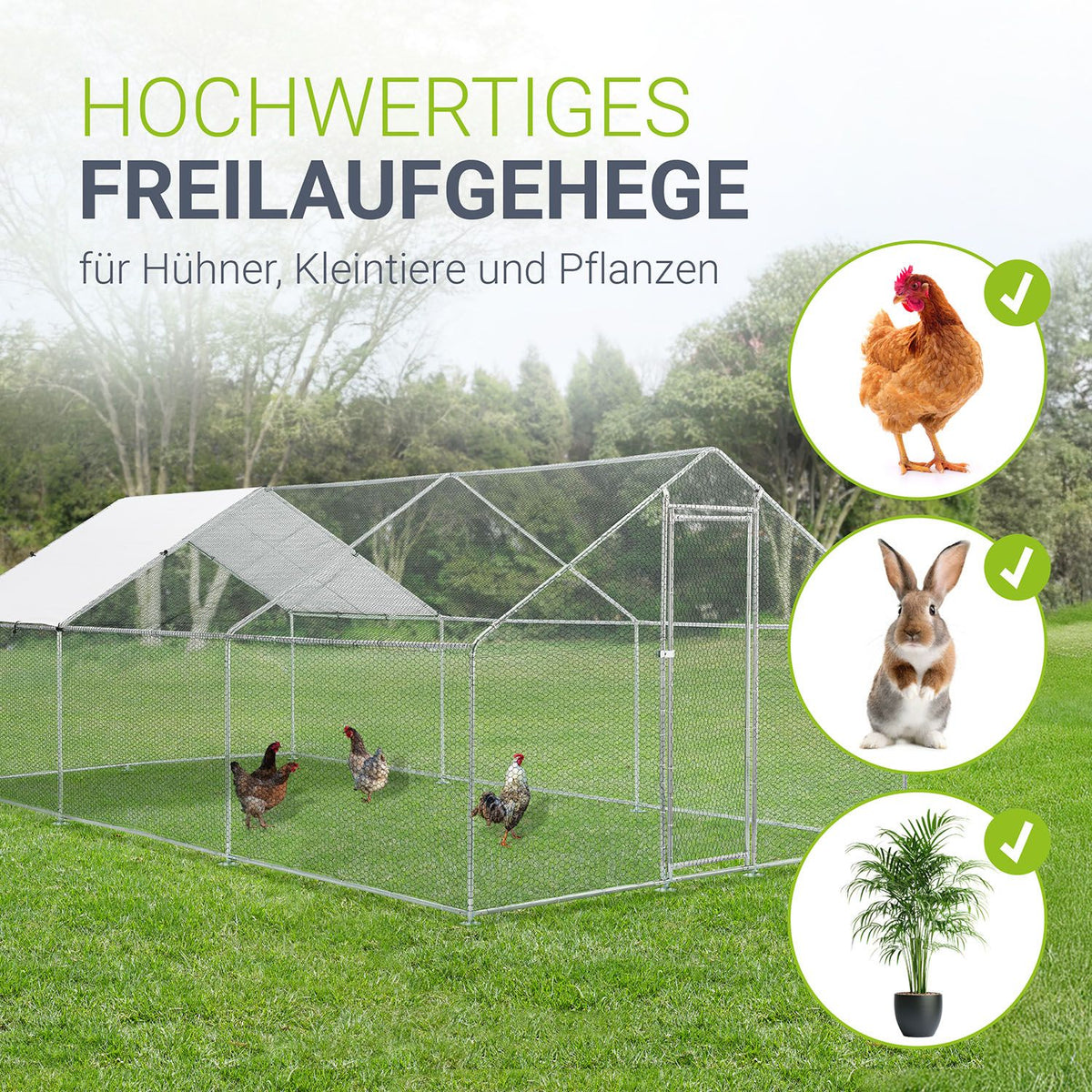Freilaufgehege HLS25T für Hühner