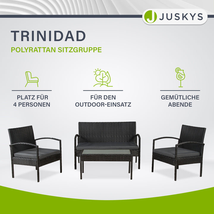 Polyrattan Sitzgruppe Trinidad