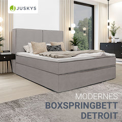 Boxspringbett Detroit - Chenille-Stoff