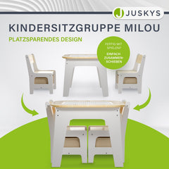 Spieltisch mit zwei Stühlen Milou