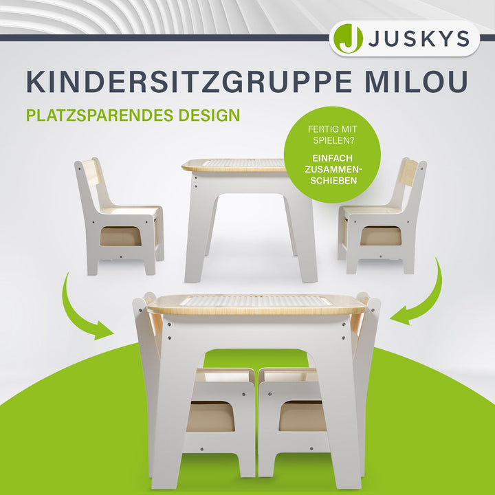 Spieltisch mit zwei Stühlen Milou