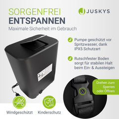 Whirlpool aufblasbar für 4-6 Personen