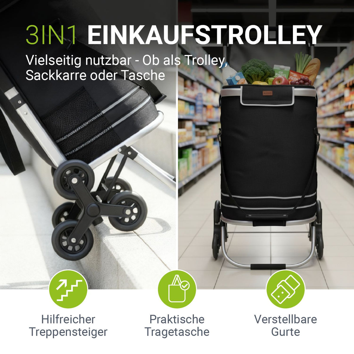 Einkaufstrolley Treppensteiger