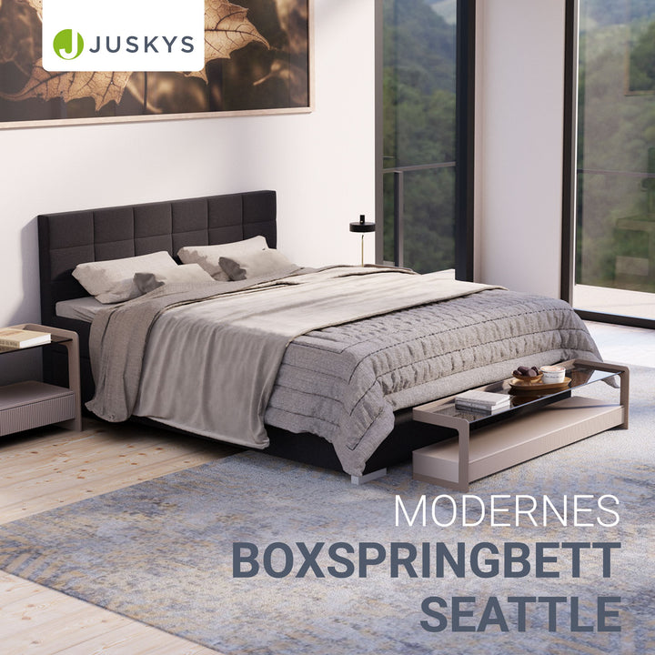 Boxspringbett Seattle - Malmo-Stoff