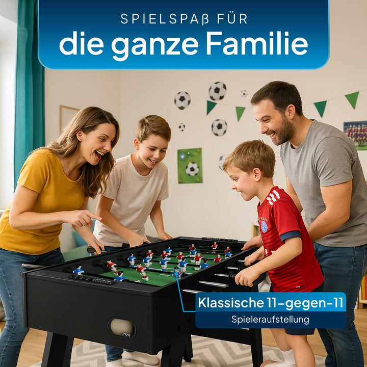 Kickertisch für Kinder und Erwachsene