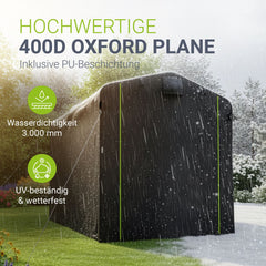 Gerätezelt für wetterfesten Schutz