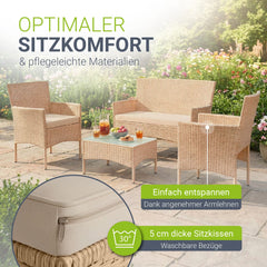 Polyrattan Sitzgruppe Fort Myers