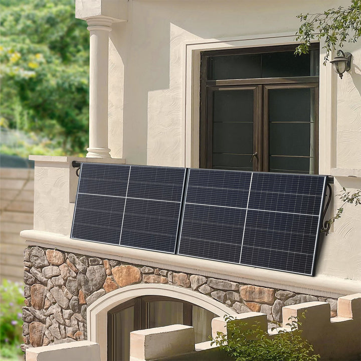 Solaranlage Set mit 8 Longi 400 W Solarpaneele & Wechselrichter