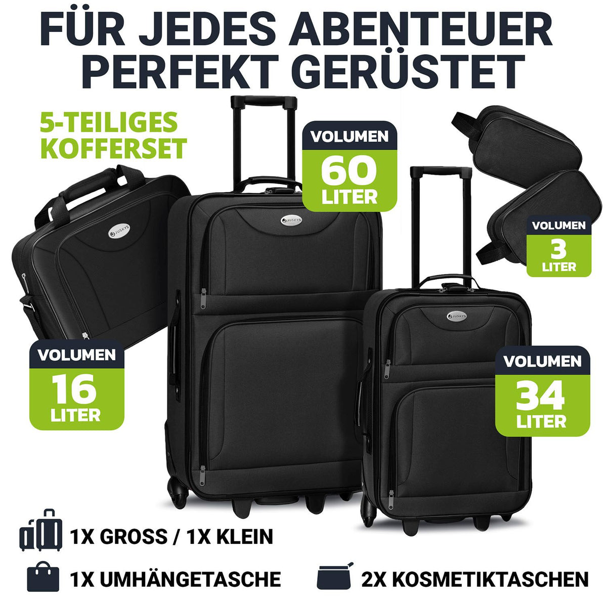 Reise Trolley Kofferset Athen
