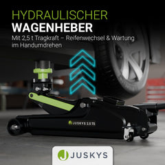 Wagenheber 2,5 t mit Transportbox