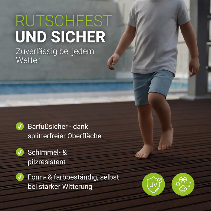 WPC Terrassendielen in Braun