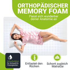 Orthopädischer Matratzentopper aus Memoryschaum