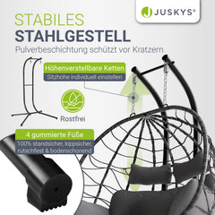 Polyrattan Doppelhängesessel Aria