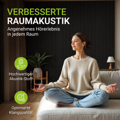 Akustikpaneele Holzoptik 4er Set