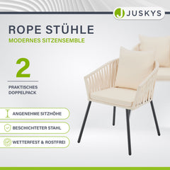 2er-Set Rope Stühle