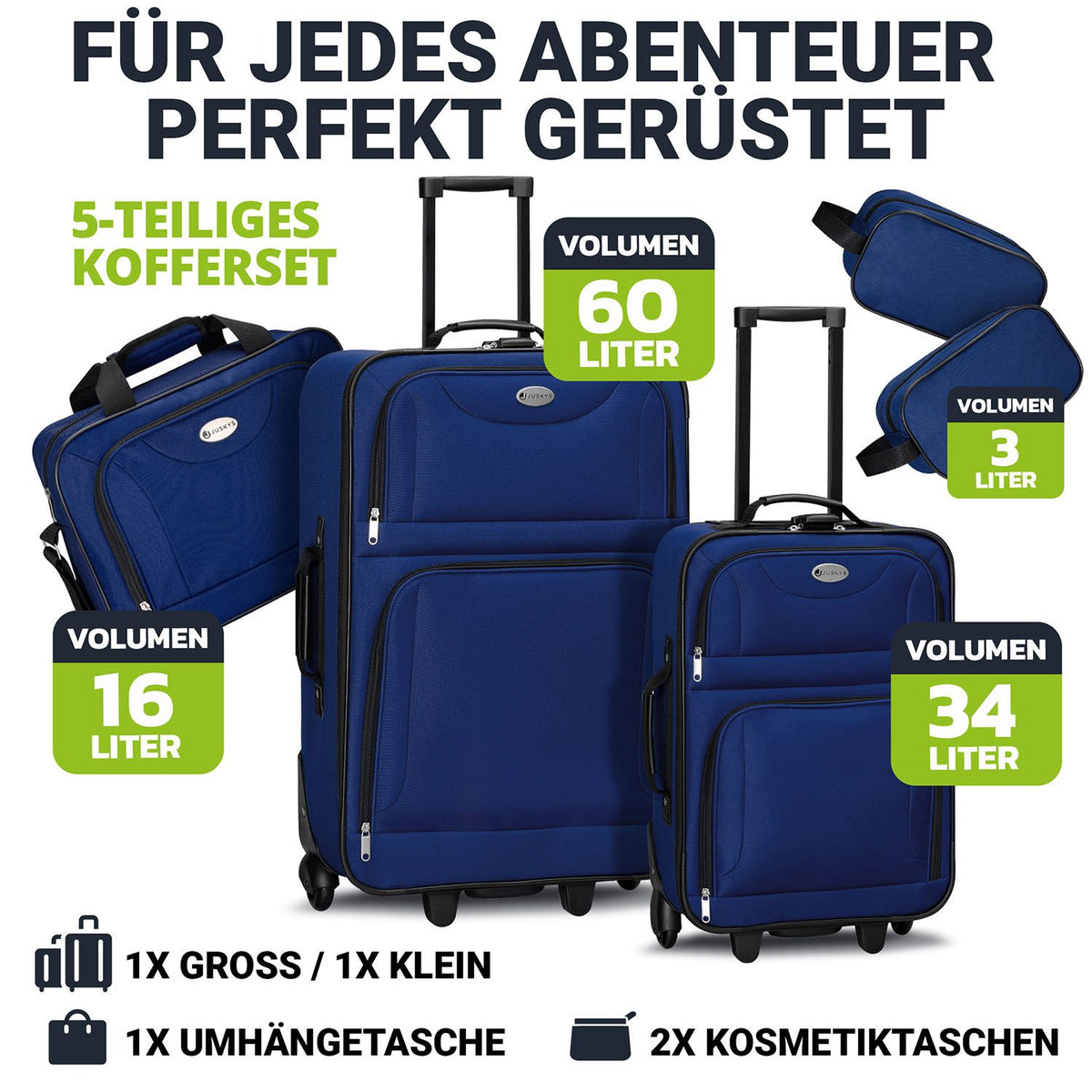 Reise Trolley Kofferset Athen