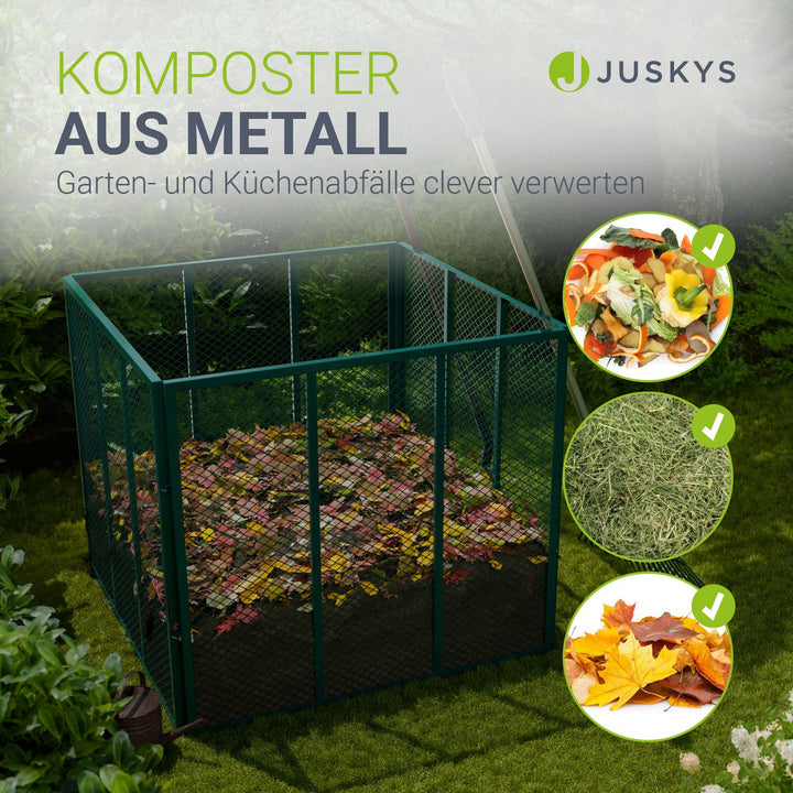 Metall Komposter für Gartenabfälle