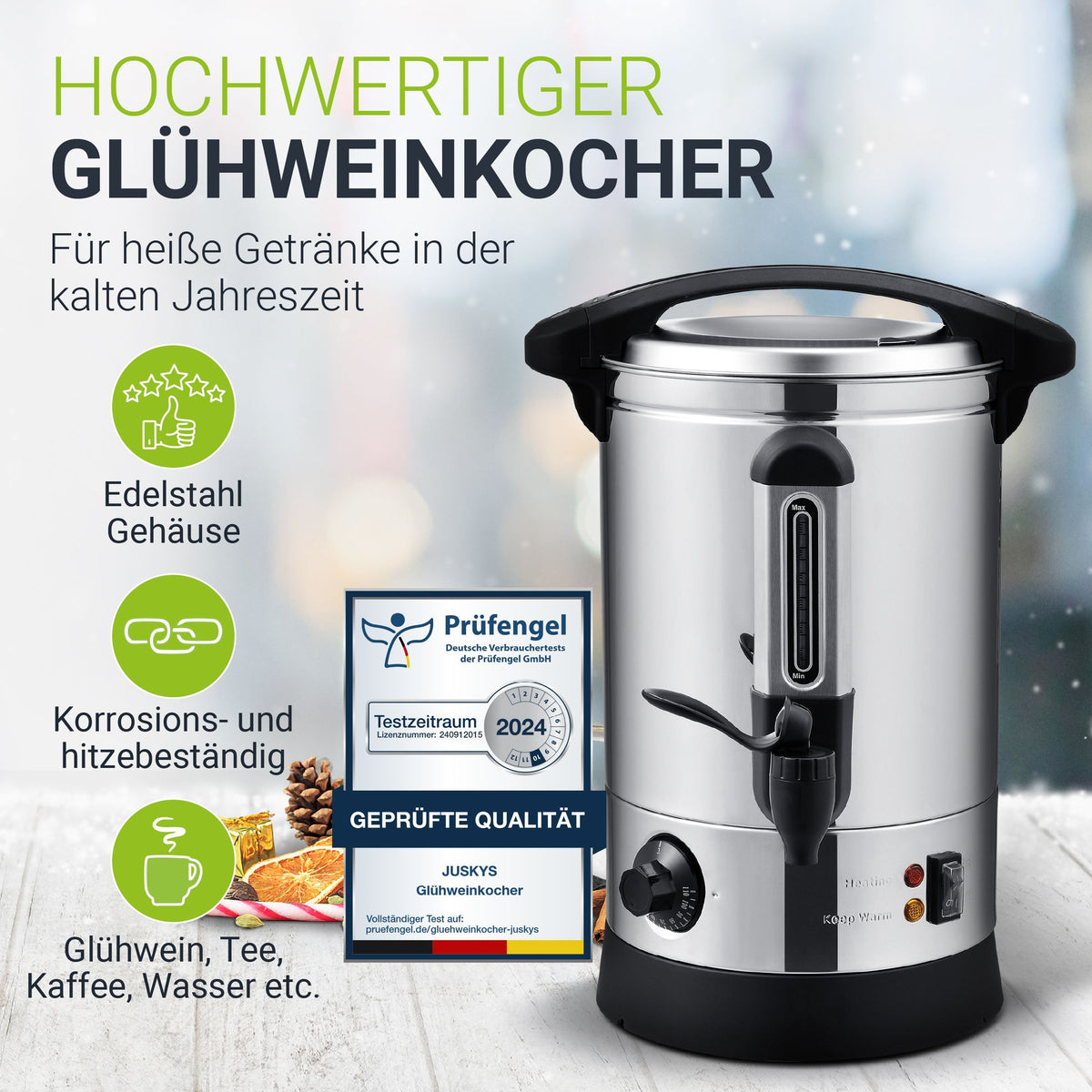 Glühweinkocher Teramo 7l oder 10l