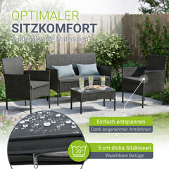 Polyrattan Sitzgruppe Fort Myers
