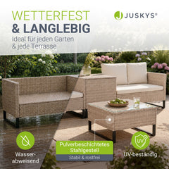 Gartenlounge für 4 Personen Santorini