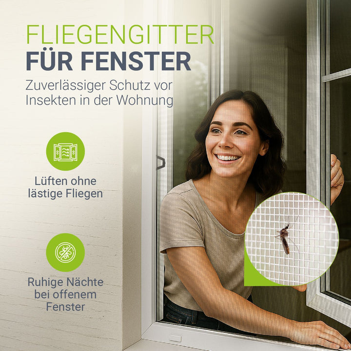 Fliegengitter für Fenster