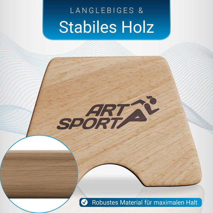 Liegestützgriffe aus Holz