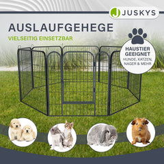 Welpenauslauf aus Metall