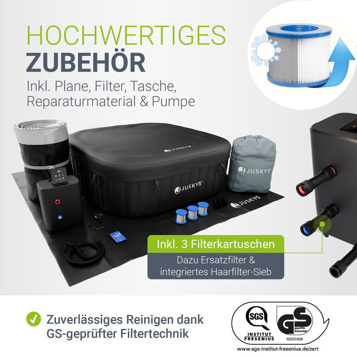 Whirlpool aufblasbar für 4-6 Personen