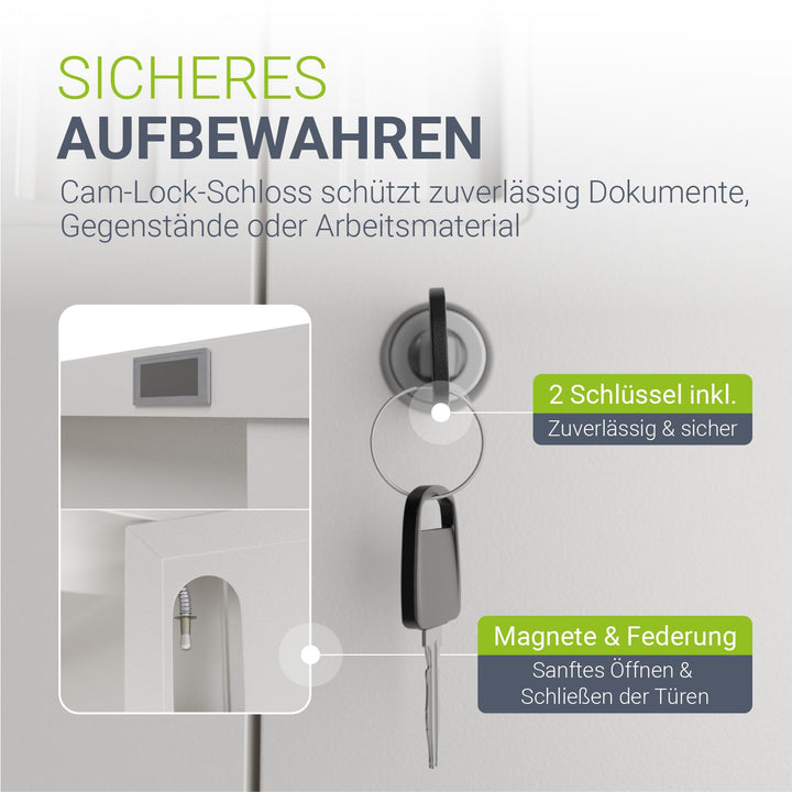Aktenschrank aus Metall