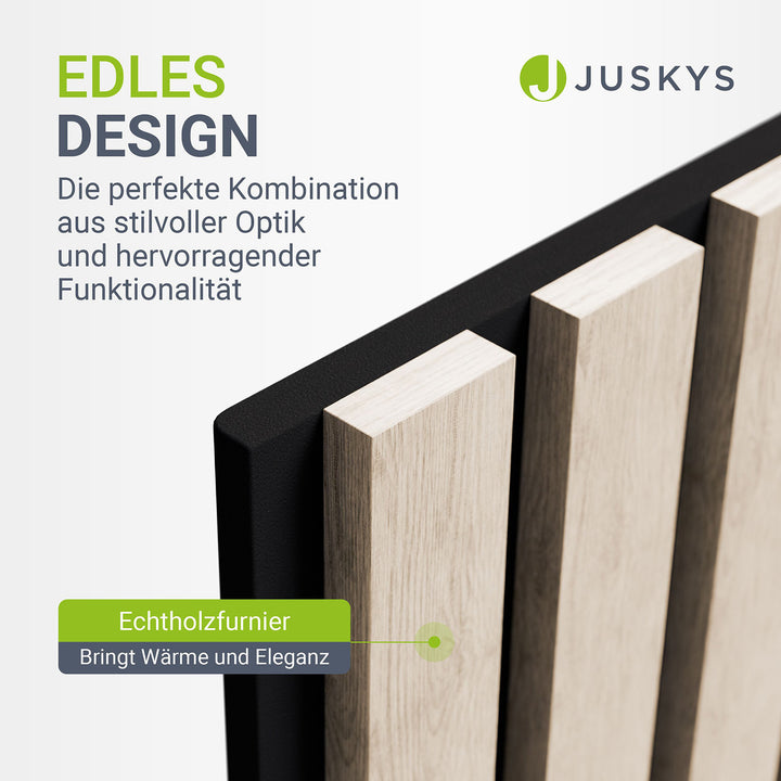 Akustikpaneele Holzoptik 4er Set