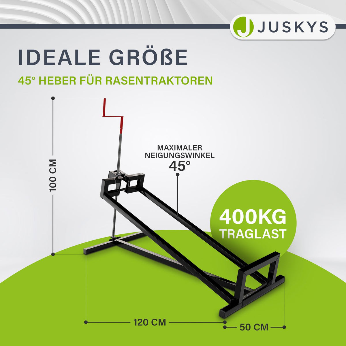 Rasentraktorheber bis 400 kg