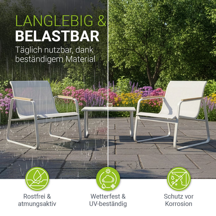 Gartenmöbelset Genua 4-teilig