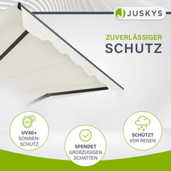 Gelenkarmmarkise mit Kurbel