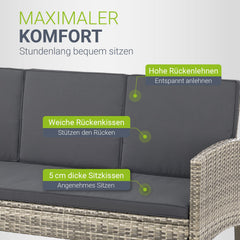 Rattan Sitzgruppe Turin