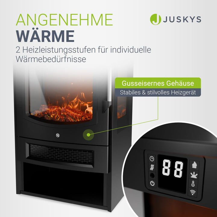 Elektrokaminofen 1800W mit Flammeneffekt
