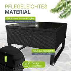 Gartenlounge für 4 Personen Santorini