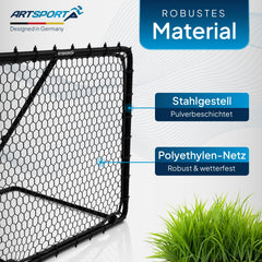 Fußball Rebounder 100 x 100 cm Power Pass