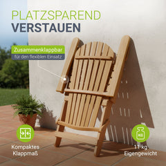 Gartenliegestuhl klappbar Korfu