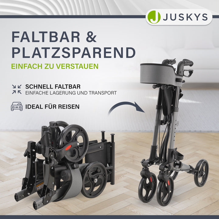 Aluminium Rollator Vital mit Sitz