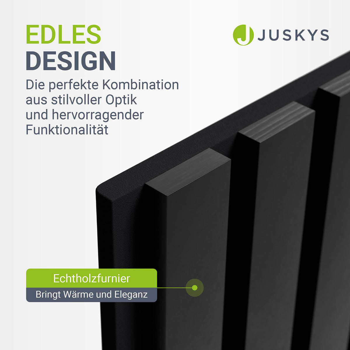 Akustikpaneele Holzoptik 4er Set