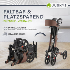 Aluminium Rollator Vital mit Sitz