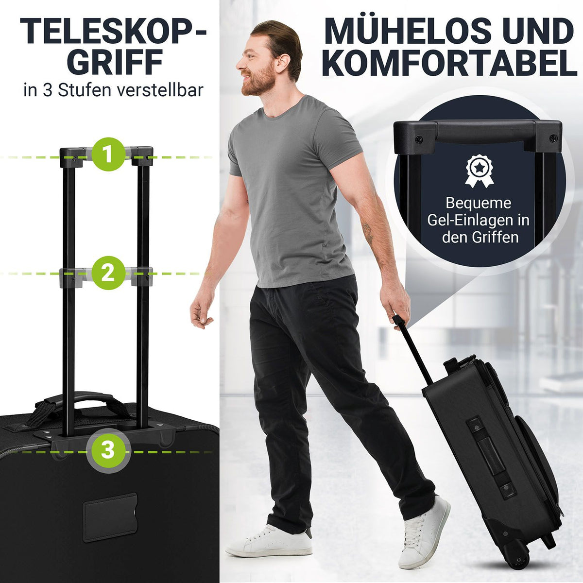 Reise Trolley Kofferset Athen